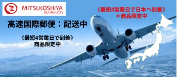 高速国際郵便で発送中（一部商品限定）