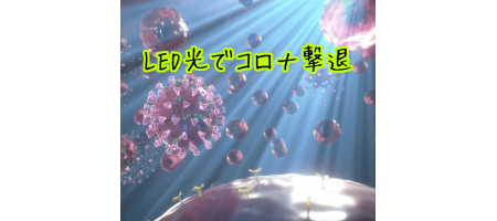 LED光でコロナ治療、照射によりデルタ株の99.9%が消失