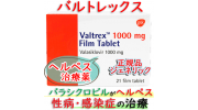 バルトレックス (Valtrex )1000mg 21錠/箱 GSK│ヘルペス等の感染症治療へ